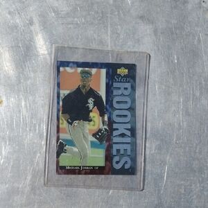 Star Rookies Baseball Card Micheal Jordan